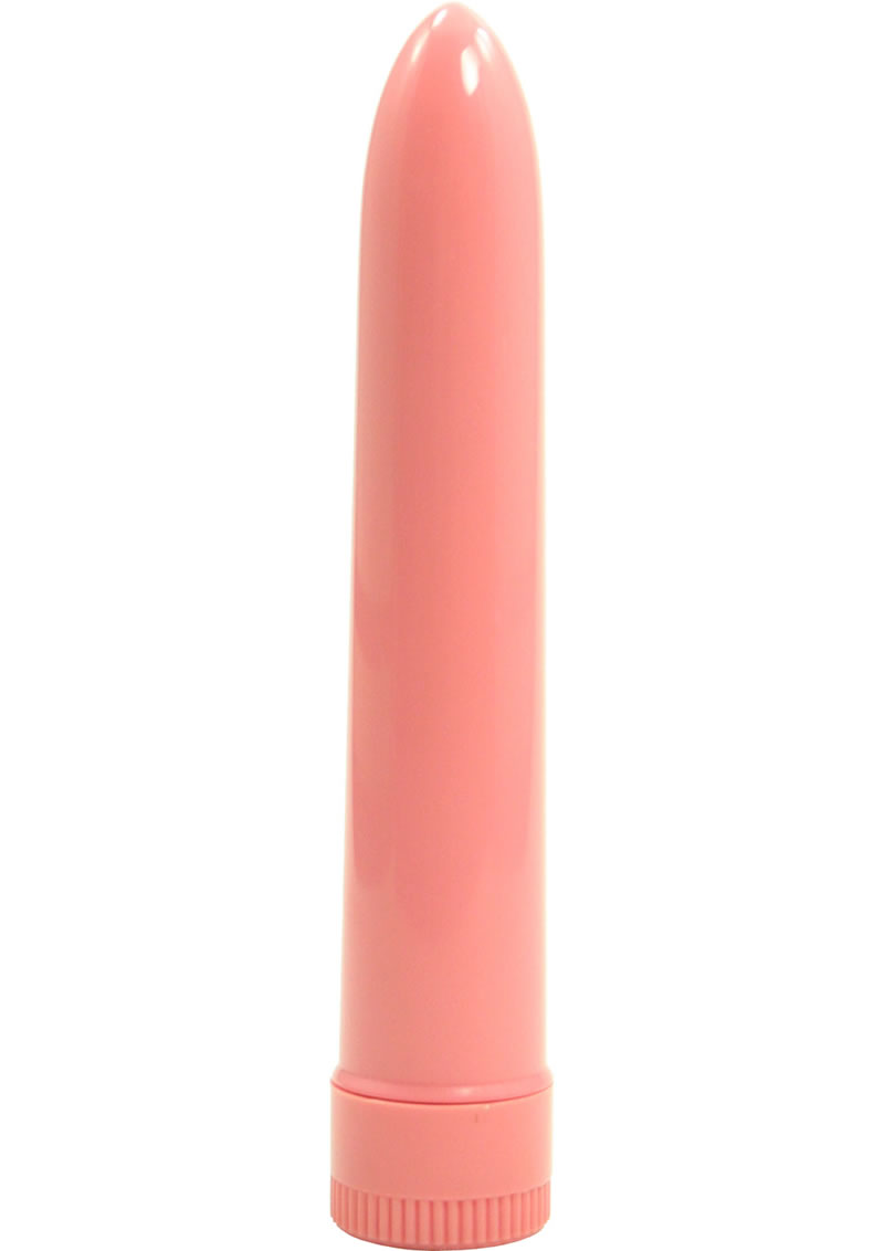 LADYS MOOD 7 INCH PLASTIC VIBRATOR PINK