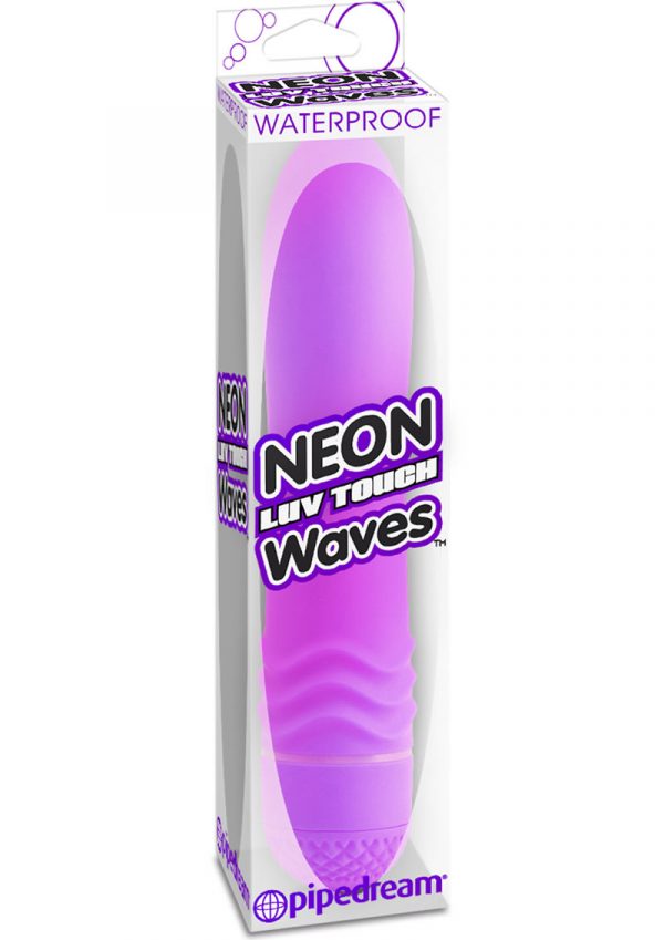 Neon Luv Touch Waves Vibe Waterproof  5.5 Inch Purple