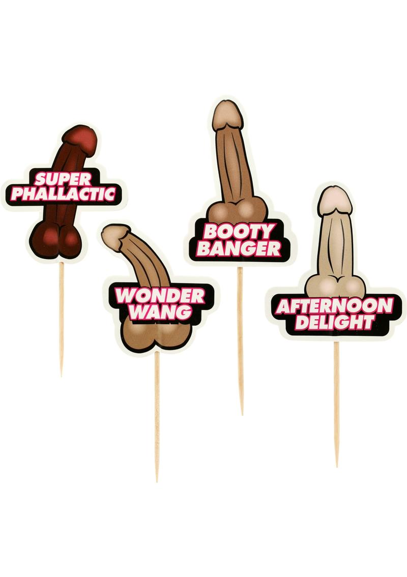 Party Picks Naughty Party Toothpick Toppers 24 Each Per Pack