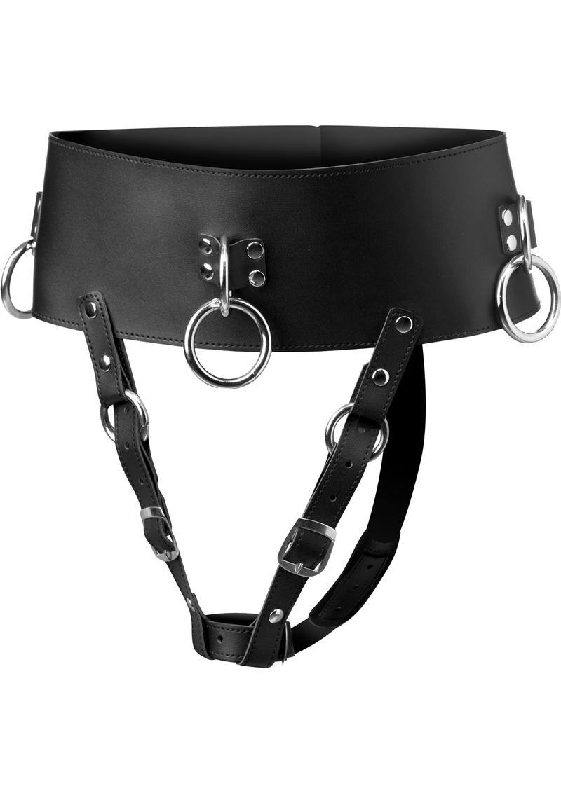 Master Series Forced Orgasm Belt Black