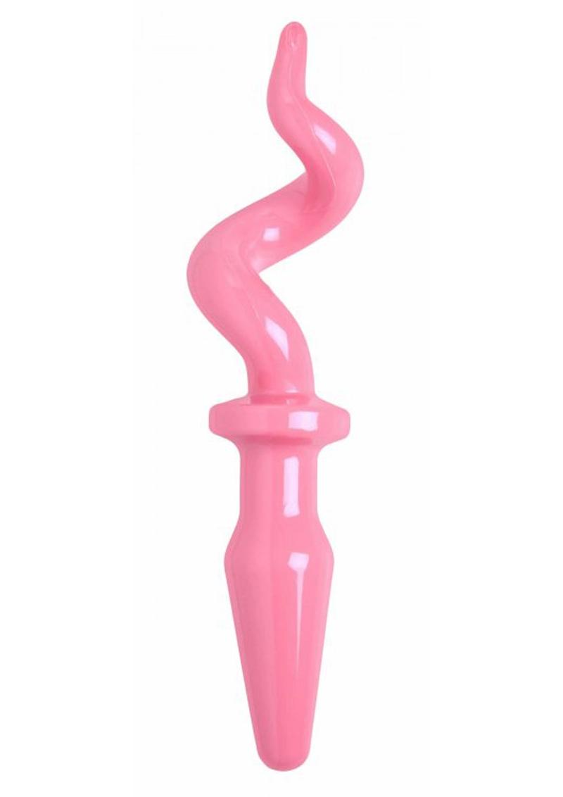 Tailz Piggy Tail Anal Plug Pink 9 Inch