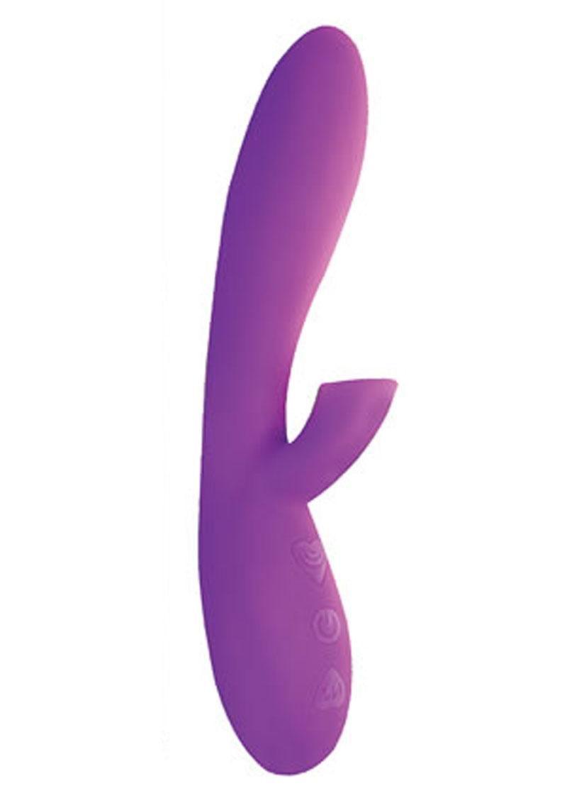 Infinitt Silicone Suction Massager One Waterproof Purple 8 Inch