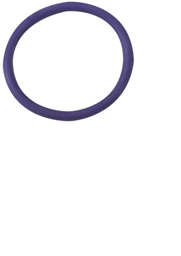 Rubber Cock Ring 2 Inch Purple