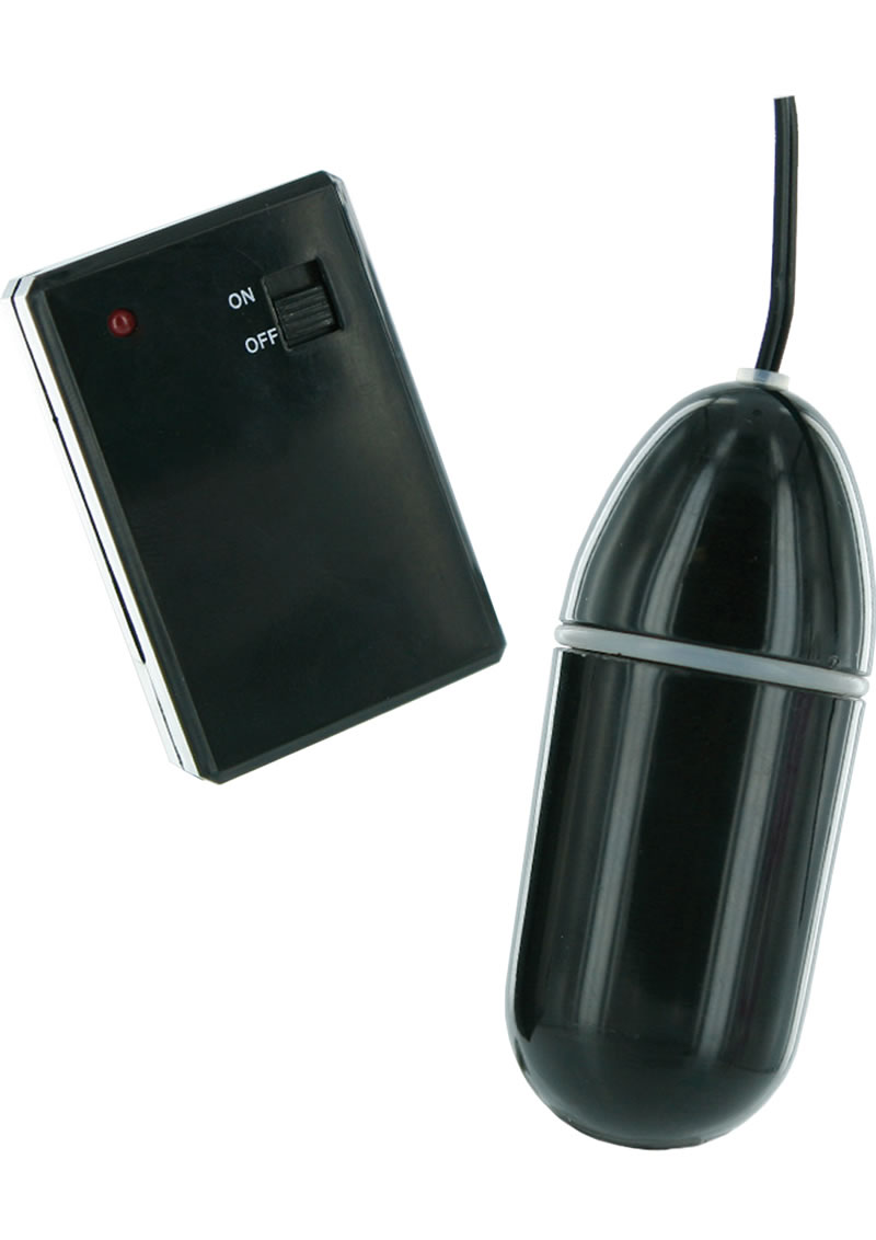 Remote Control Bullet Waterproof 3.25 Inch Black