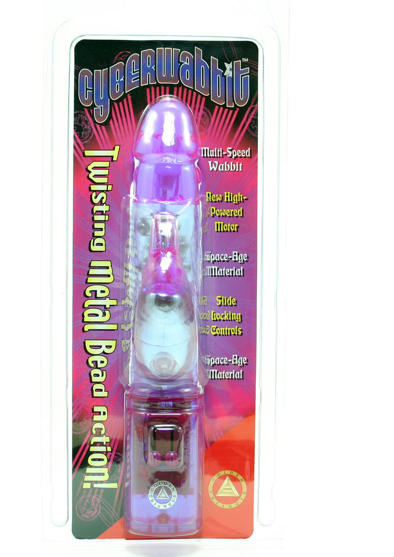 CYBERWABBIT WITH TWISTING METAL BEAD ACTION PURPLE