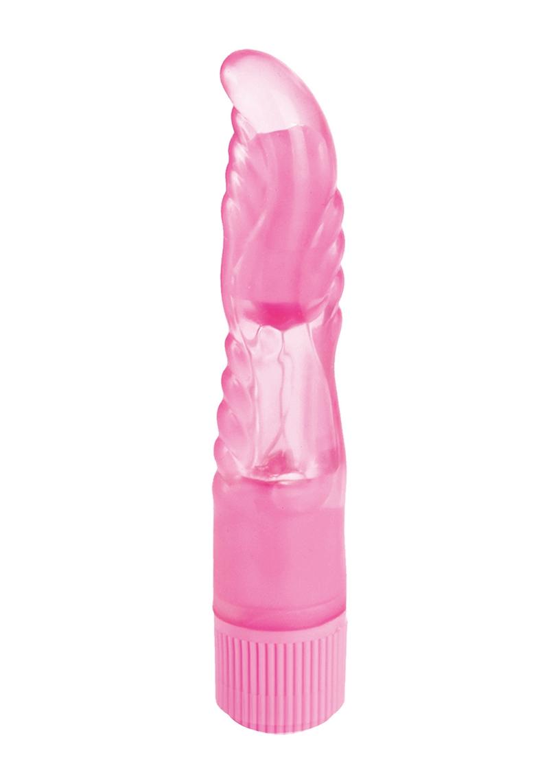 Bubble Fun The Pink Gummy Vibe Ribbed Pink 7 Inches