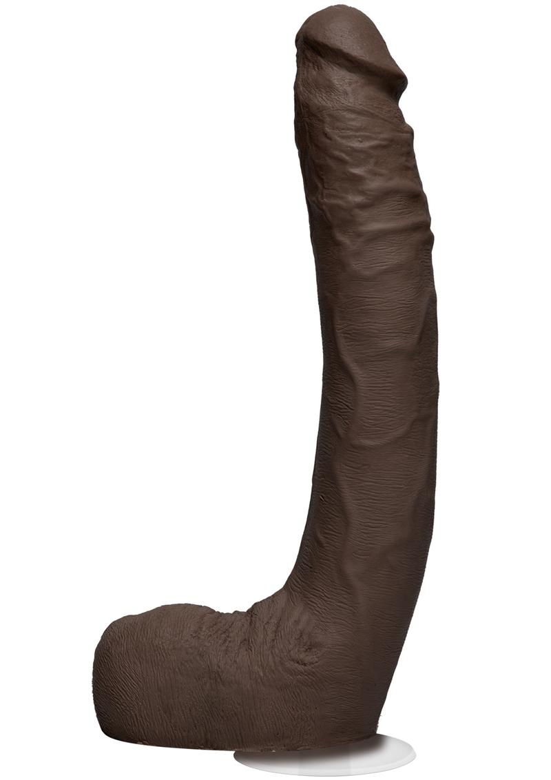 Signature Cock Jax Slayher Ultraskyn Dual Density Silicone Non Vibrating 10  Inch Dildo Black - Love Bound