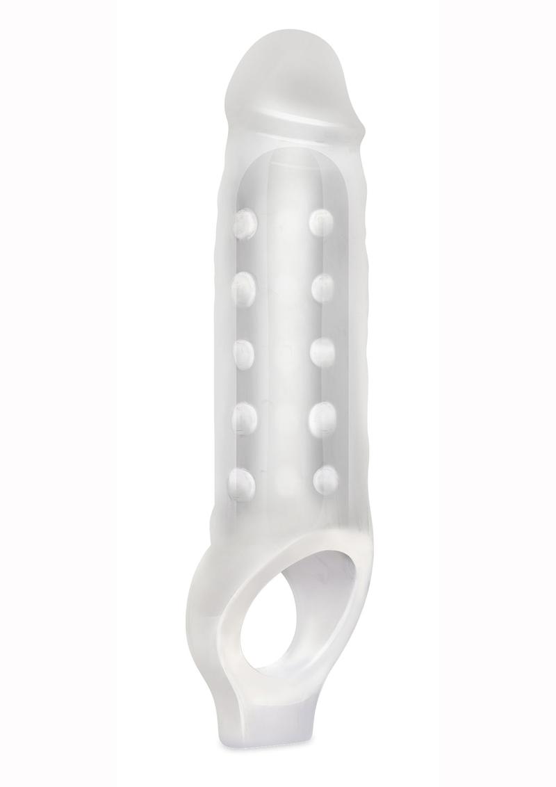 Blue Line Candamp;B Gear Mighty Extender Penis Sleeve - Clear