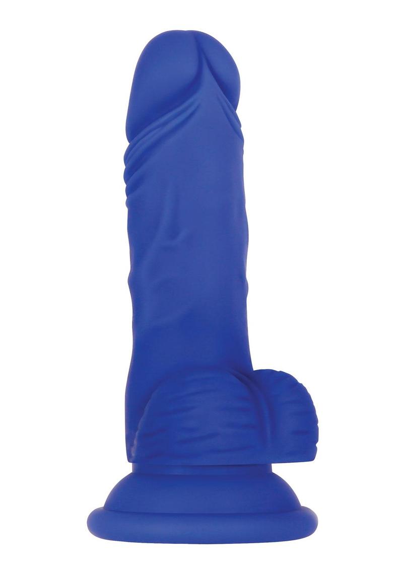 Gender X Semi Sweet Tart Color Changing Silicone Dildo - Blue To Purple