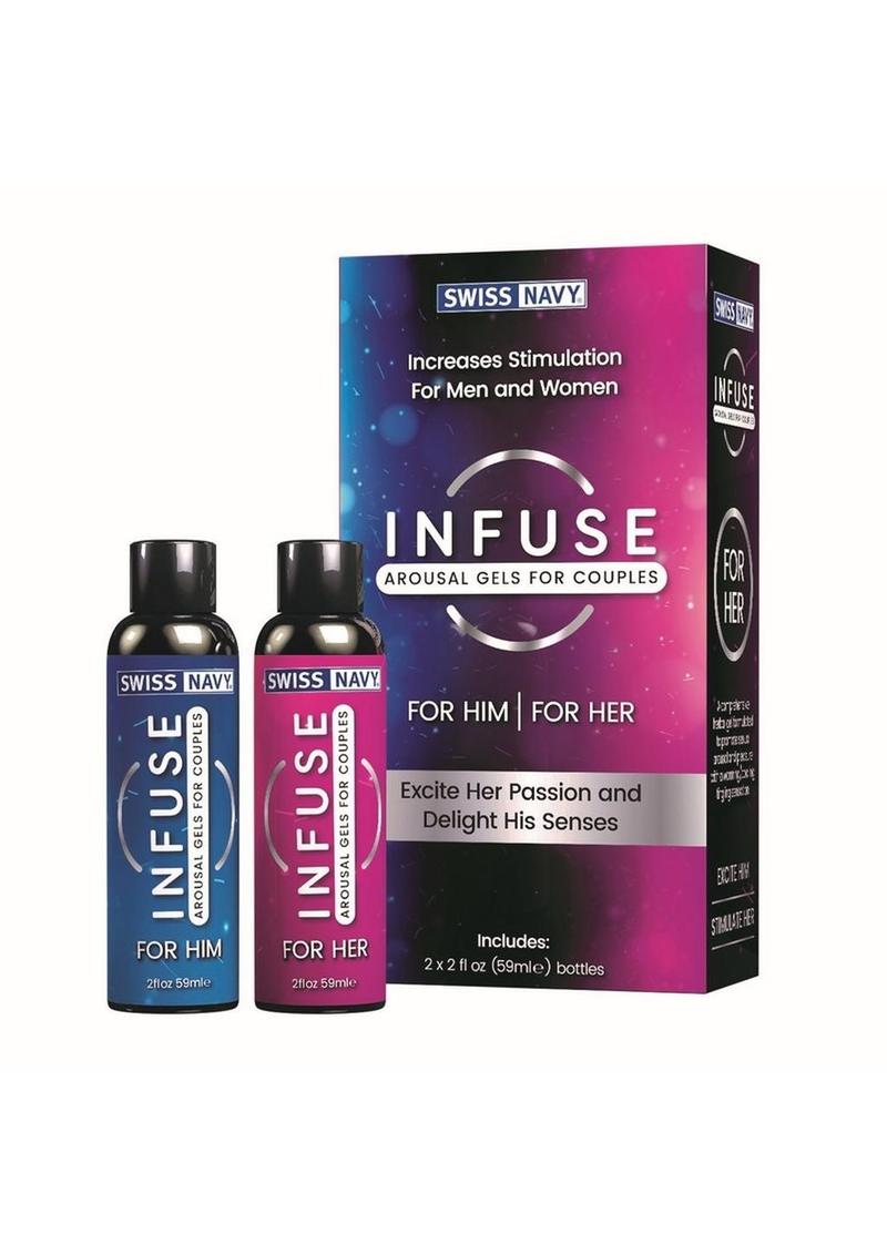 Swiss Navy Infuse Arousal 2 His and Hers 2oz Set Love Bound