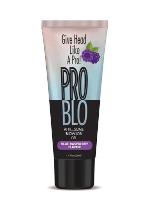 ProBlo Oral Pleasure Flavored Gel 1.5oz - Blue Raspberry