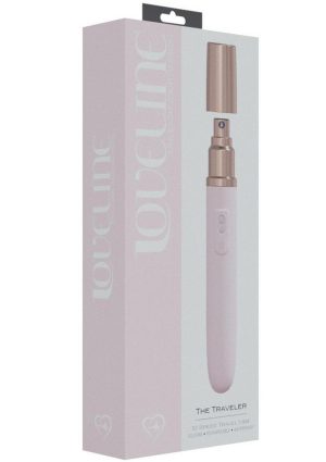 LoveLine The Traveler Rechargeable 10 Speed Travel Vibrator - Pink