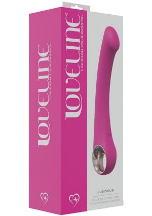 LoveLine Luscious Rechargeable 10 Speed G-Spot Vibrator - Pink