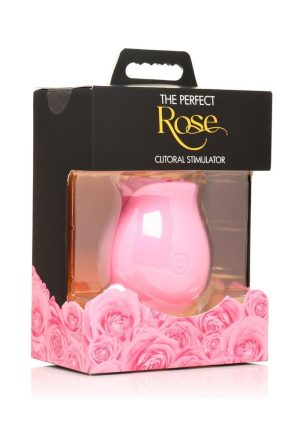 Bloomgasm The Perfect Rose Rechargeable Silicone Clitoral Stimulator - Pink