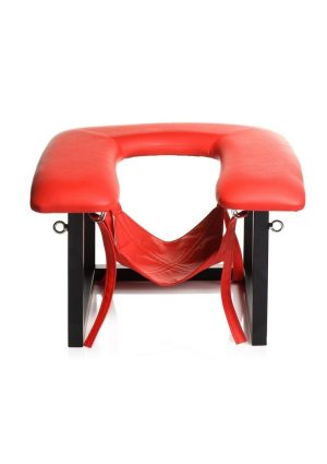 Master Series Face Rider Queening Chair - Red/Black