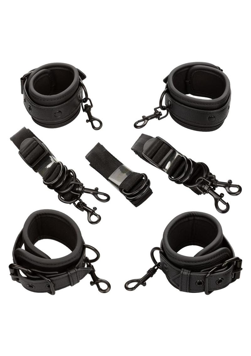 Nocturnal Collection Bed Restraints - Black - Love Bound