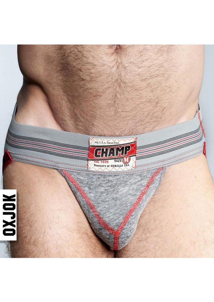 Champ Vintage Sweatshirt Jock - Gray Heather - XXLarge