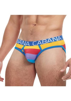 Banana Cabana Brief - Medium/Large - Rainbow