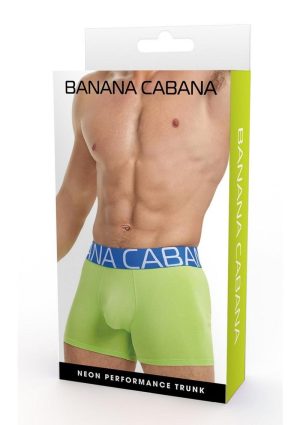 Banana Cabana Trunks - S/M - Green