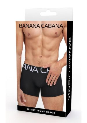 Banana Cabana Trunks - S/M - Black