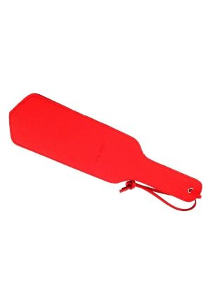 Fetish Play Paddle Vegan Leather - Red