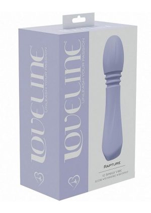 Loveline Rapture 10 Speed Silicone Rechargeable Vibrator - Lavender