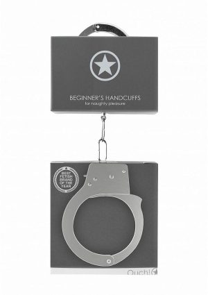 Ouch! Beginners Handcuffs Metal - Silver