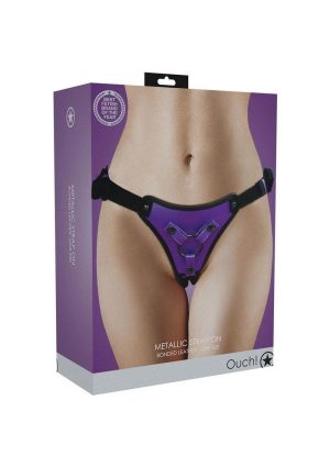 Ouch! Strap-On Harness - Metallic Purple