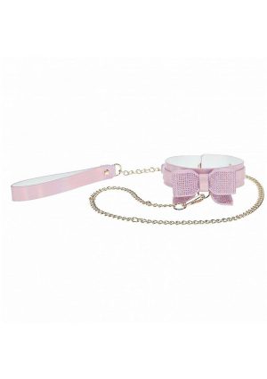 Ouch! Paris Collection Collar with Leash - Pink