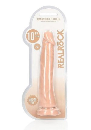 RealRock Skin Realistic Dildo without Balls 10in - Vanilla