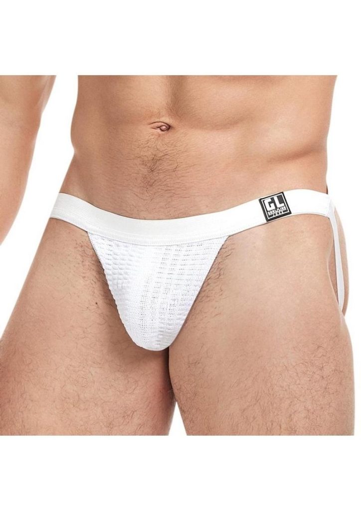 Goal Line Low Rise Jockstrap - L/XL - White