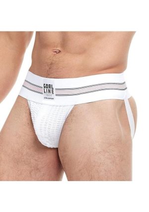 Goal Line Class Jockstrap - Large/XLarge - White