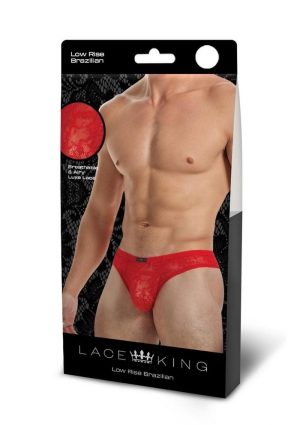 Lace King Lace Bikini - M/L - Red