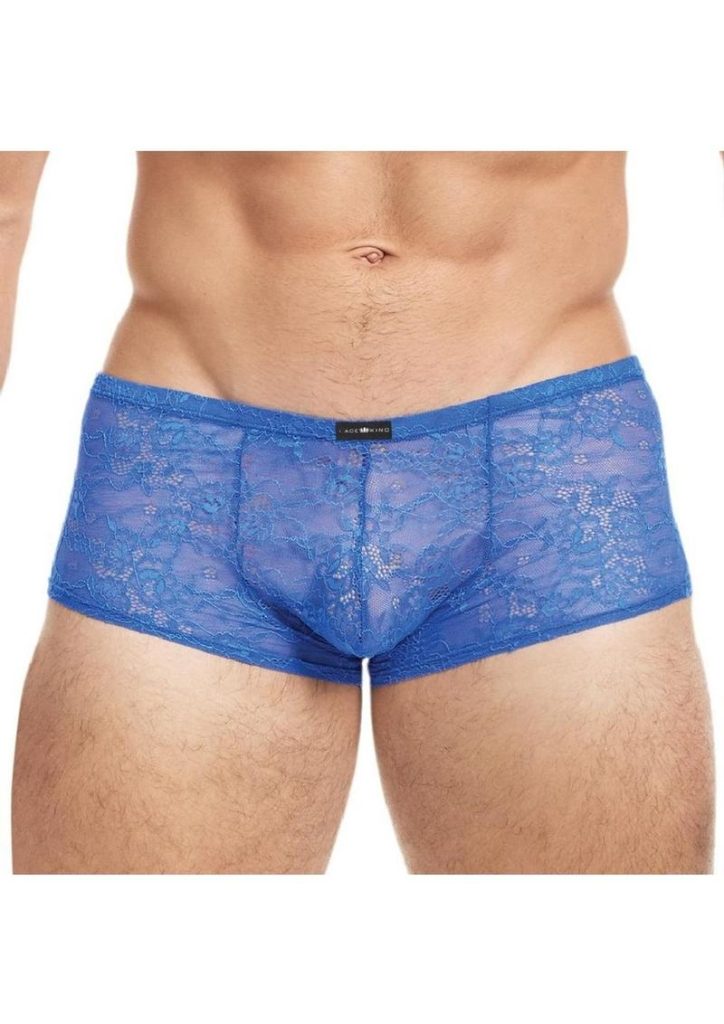 Lace King Lace Trunks - Large/XLarge - Blue