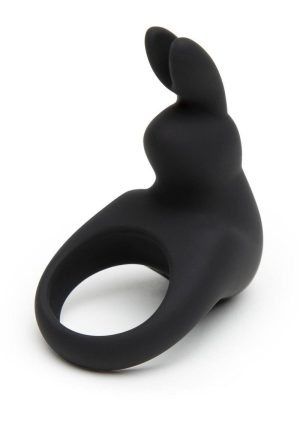 Happy Rabbit Rechargeable Silicone Cock Ring - Black