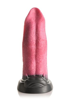 Creature Cocks Wolf`s Lick Wolf Maw Silicone Dildo - Red/Black