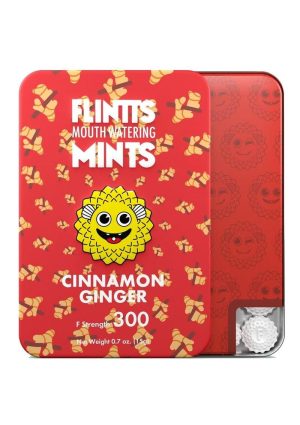 Flintts Mints Mouth Watering Oral Delights - Cinnamon (F Strength 300) - 28-30 per tin